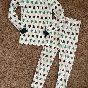 Primary Kids Pajama Set with Tree Print